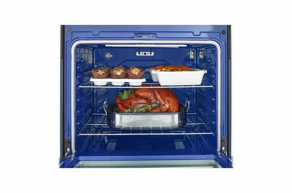 Lg LREL6323S 6.3 Cu Ft. Smart Wi-Fi Enabled Fan Convection Electric Range With Air Fry & Easyclean