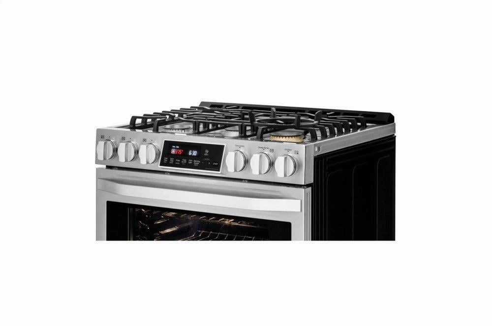 Lg LSSG3017ST Lg Studio 6.3 Cu. Ft. Smart Wi-Fi Enabled Gas Slide-In Range With Probake Convection
