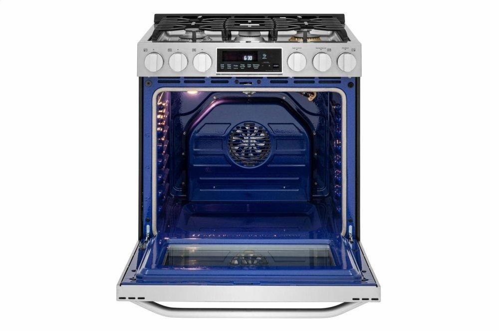 Lg LSSG3017ST Lg Studio 6.3 Cu. Ft. Smart Wi-Fi Enabled Gas Slide-In Range With Probake Convection