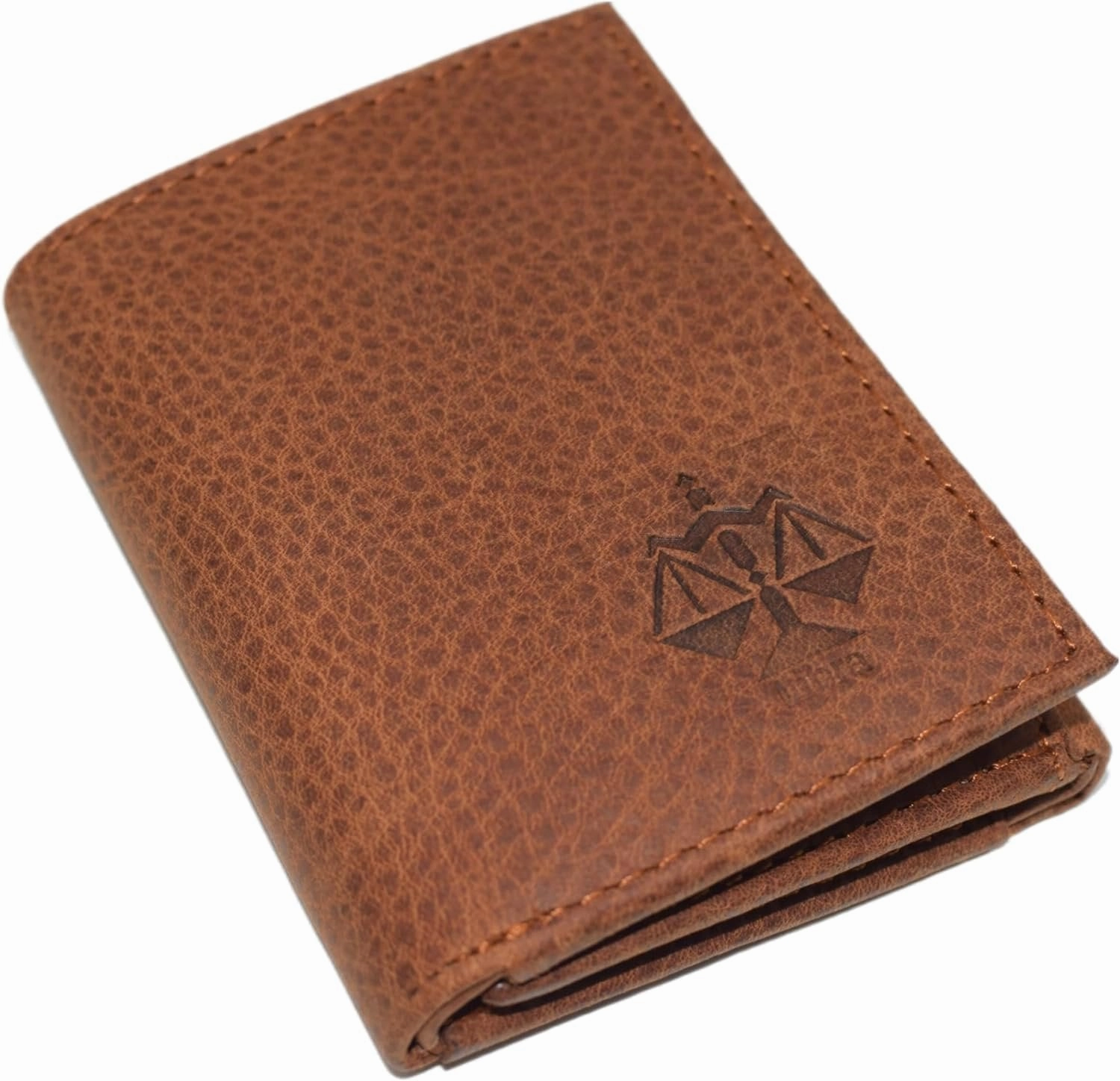 Libra Logo Men'S Rfid Protected Genuine Leather Bifold Trifold Zodiac Sign Wallet (Trifold) Flash Sale Alert Now