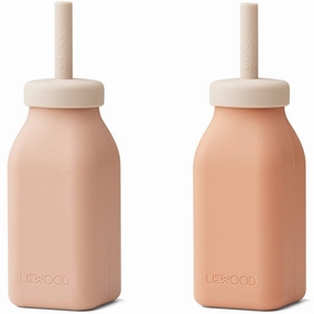 Liewood Erika Milkshake Bottle 2-Pack Rose Mix Exclusive Online Offer Shop Grab Savings