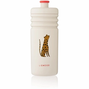 Liewood Lionel Statement Water Bottle 430 Ml Leopard Sandy Shop Now Save
