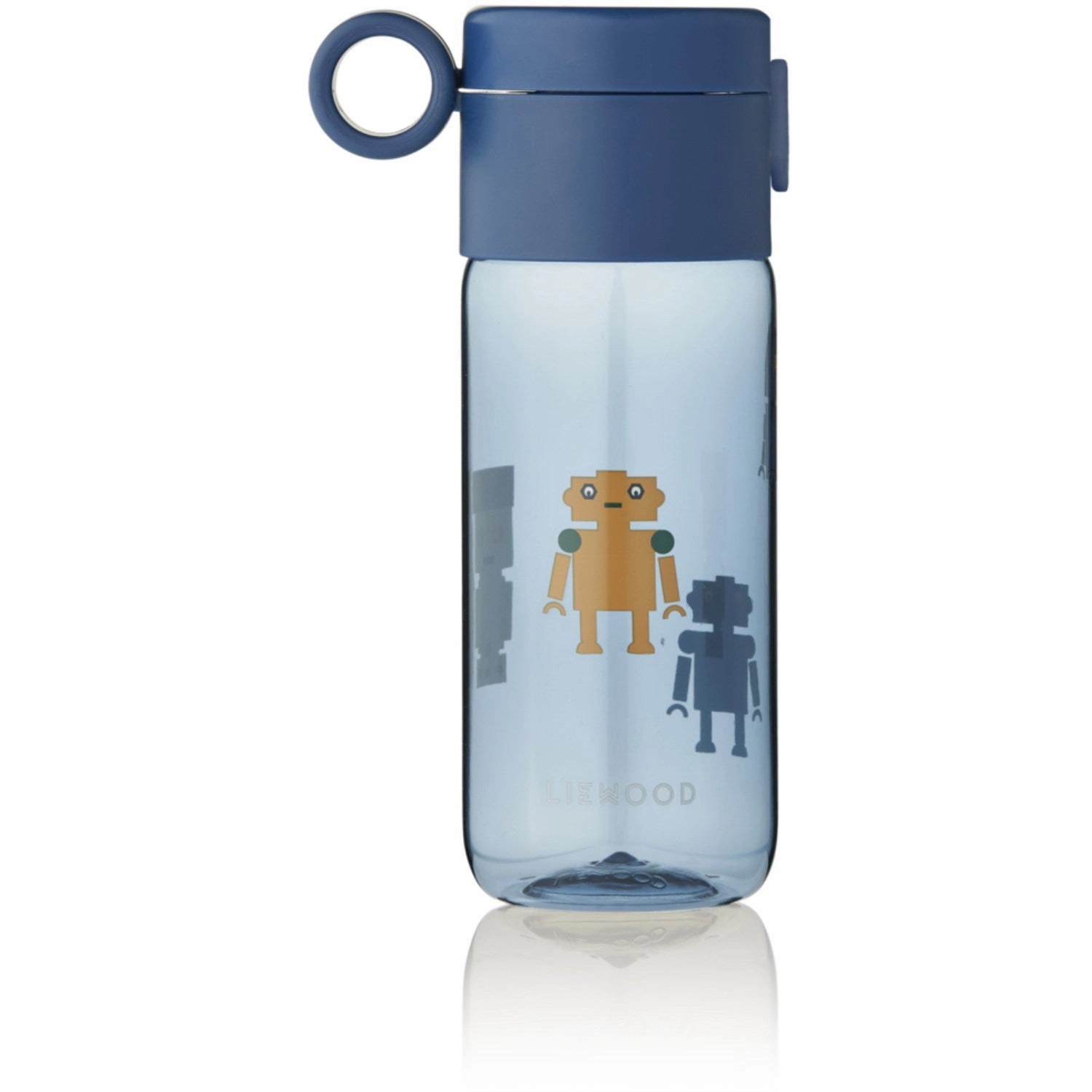 Liewood Robots / Indigo Blue Clemence Bottle 350 Ml Dont Miss Out Limited Time Sale