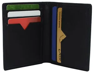 Leather Credit Card Holder Wallet For Men & Women Thin Bifold Rfid Blocking Slim Front Pocket Minimalist Wallets, Small Card Case New Arrival Discount