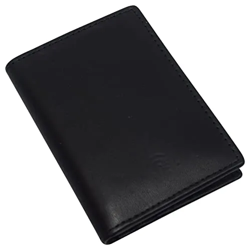 Daily Hot Deal Mega Discount Today Leather Credit Card Holder Wallet For Men & Women Thin Bifold Rfid Blocking Slim Front Pocket Minimalist Wallets, Small Card Case