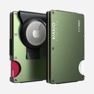 Best Price Today Trending Today Steal Personalised Airtag Money Clip Wallet (Heritage Green)