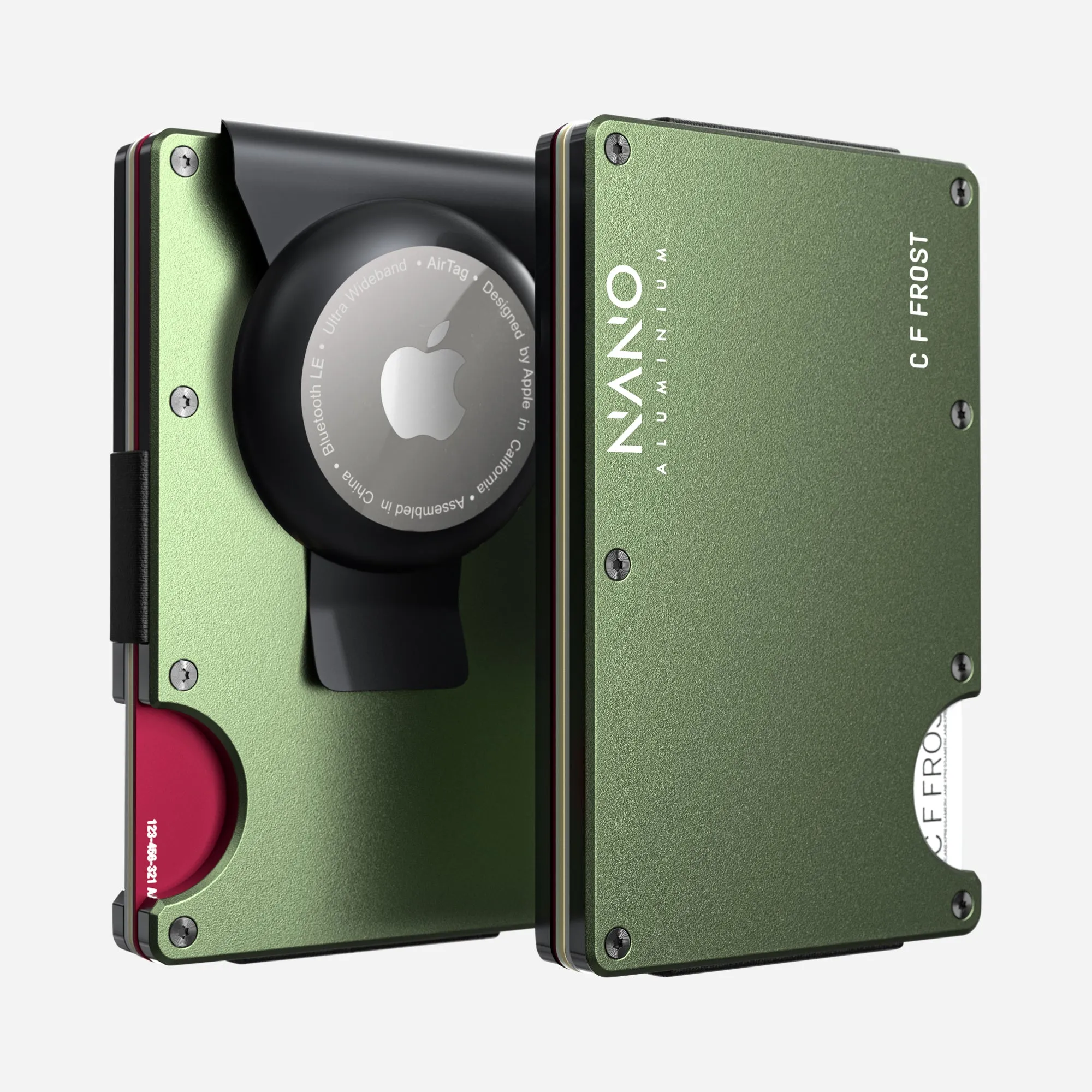 Best Price Today Trending Today Steal Personalised Airtag Money Clip Wallet (Heritage Green)