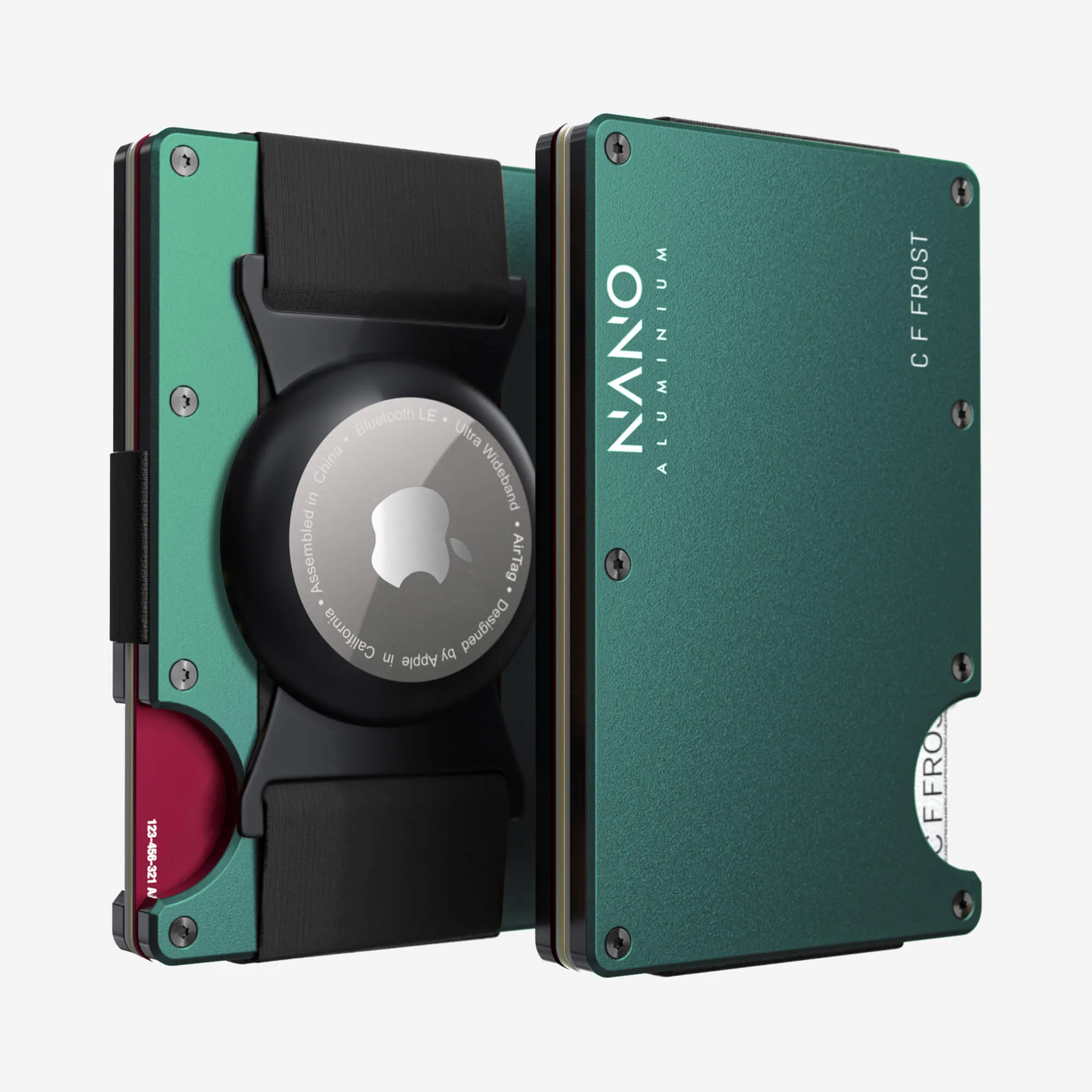 Personalised Airtag Cash Strap Wallet (Racing Green) Exclusive Holiday Deal Mega Sale Now