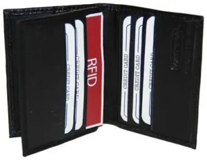 Rfid Security Block Safe Leather Credit Card Id Business Card Center Flap Wallet Rfid 74 (C) Flash Deal Alert Limited Edition Offer