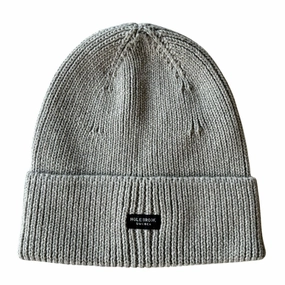 Todays Special Picks Mega Hot Offer Holebrook Bohus Knitted Beanie Hat - Light Grey Melange
