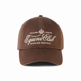 Flash Discount Today Grab Todays Deal Holland Cooper Equine Club Ladies Cap - Chocolate