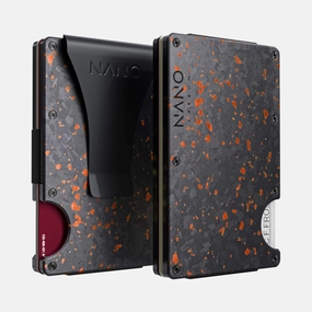 Mega Sale Now Shop Save Big Money Clip Wallet (Nero/Arancione)