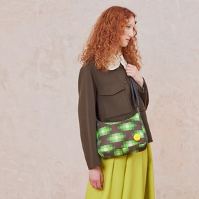 Ratio Small Hobo Bag - Flower Haze Neon Green Today Only Offer MustShop Sale