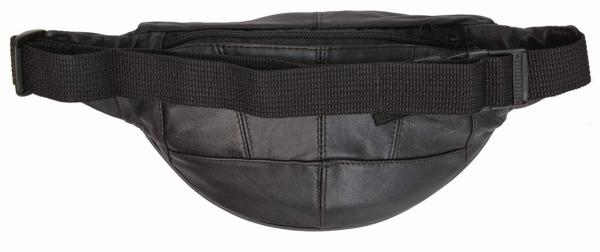 Perfect Gift Offer Genuine Leather Fanny Pack Pouch Waist Bag Slim Design 006 (C)