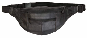 Genuine Leather Fanny Pack Pouch Waist Bag Slim Design 006 (C) Today Only Steal Limited Stock Offer