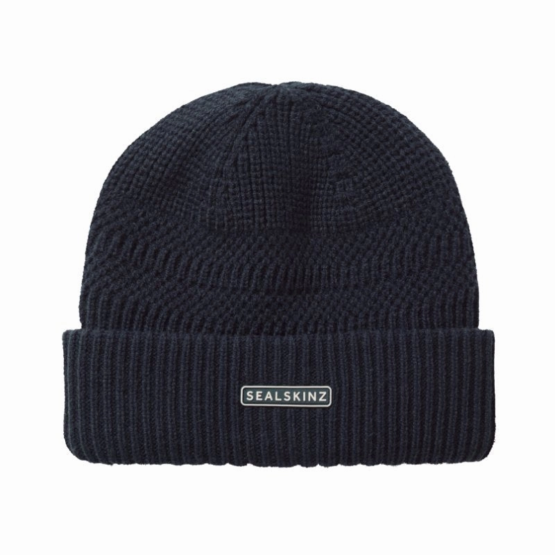 Sealskinz Gressenhall Waterproof Cold Weather Beanie - Navy Limited Time Steal