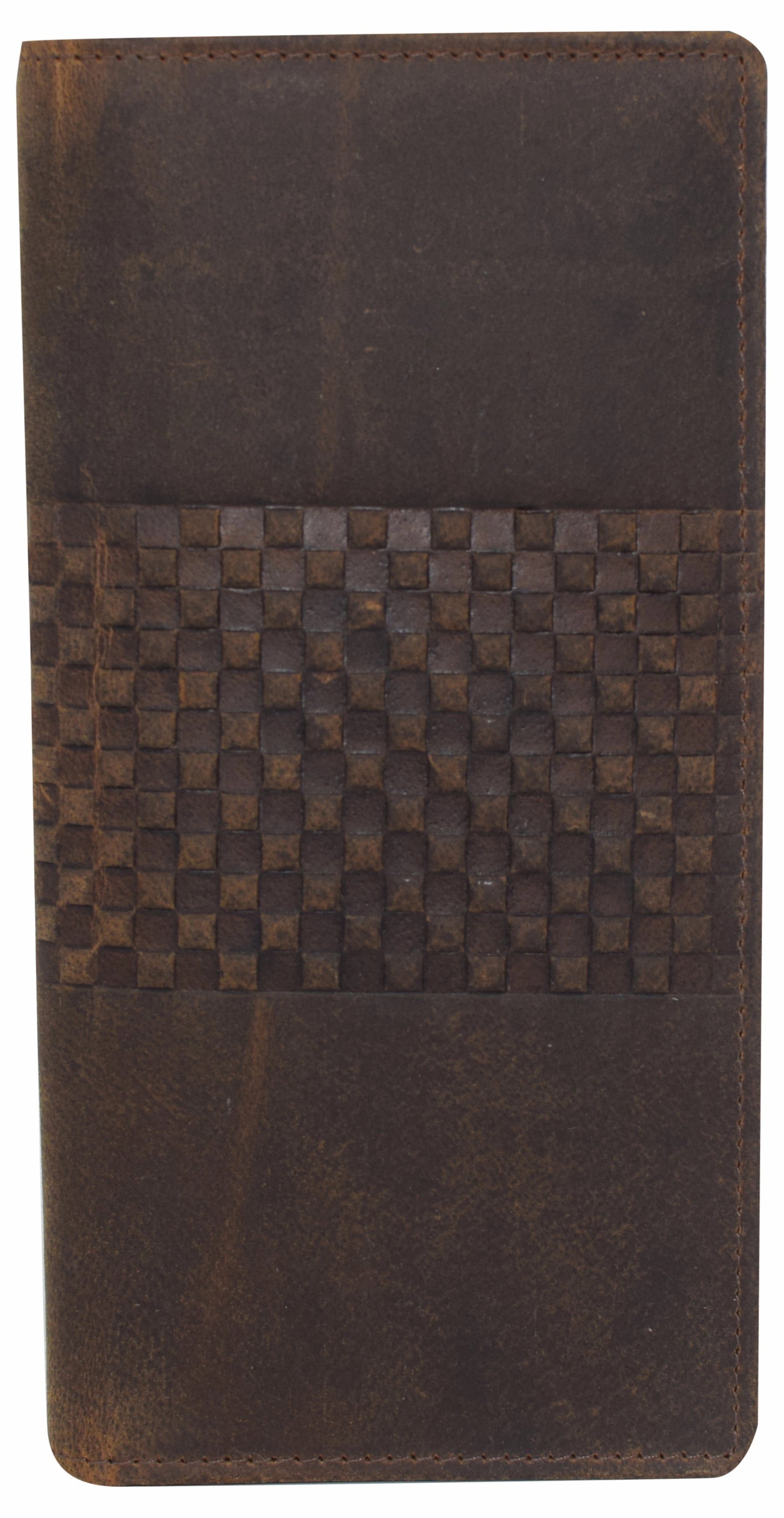 MustHave Items Rfid Vintage Genuine Leather Long Bifold Checkbook Cover Holder For Men & Women