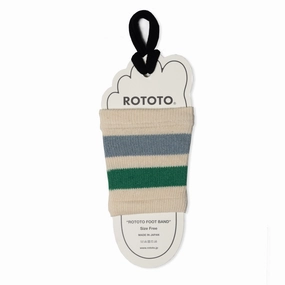 Rototo Sandal Sock Foot Band Green / Light Blue Hot Offer Inside