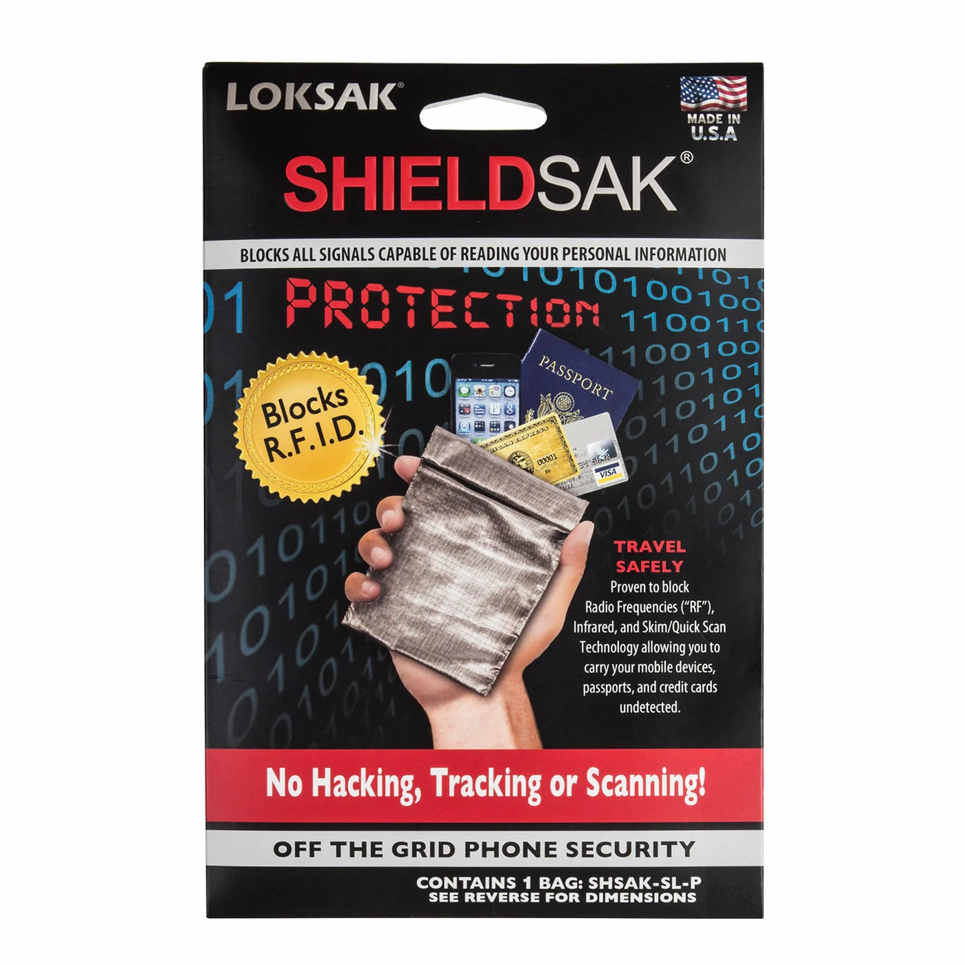 Last Chance Steal Unmissable Deal Today Loksak Shieldsak Rf Scanning Protection Pouch - 4.5" X 7.5"