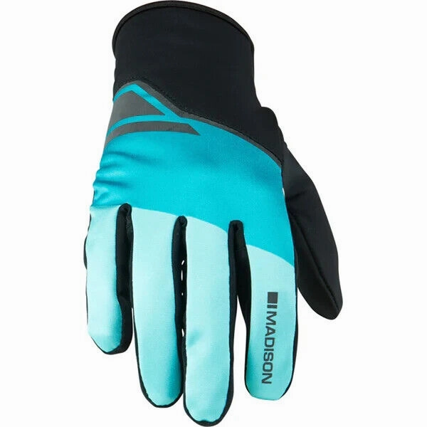 Shop Smart Deals Madison Sprint Men'S Softshell Cycling Gloves - Small - Blue Curaco Blocks