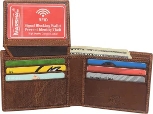 Marshal Jesus Rfid Blocking Real Leather Bifold Trifold Wallet For Men (Bifold) Trending Offer Today Daily Deal Frenzy