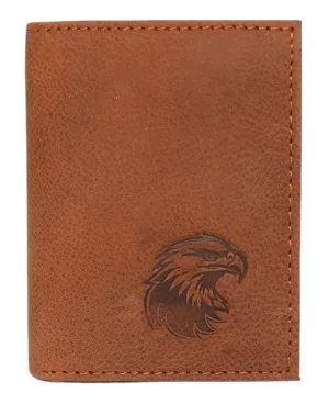 Marshal MenS Western Trifold Leather Wallet  Genuine Cowhide Rfid Blocking Wallet With Debossed American Eagle Design  Slim Patriotic Wallet Trending Offer Today Hot Sale Alert