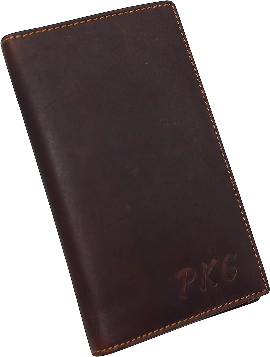 Dont Miss Big Savings Limited Stock Hot Deal Marshal Personalized Name Initials Rfid Blocking Bifold Vintage Leather Credit Card Id Holder Long Wallet