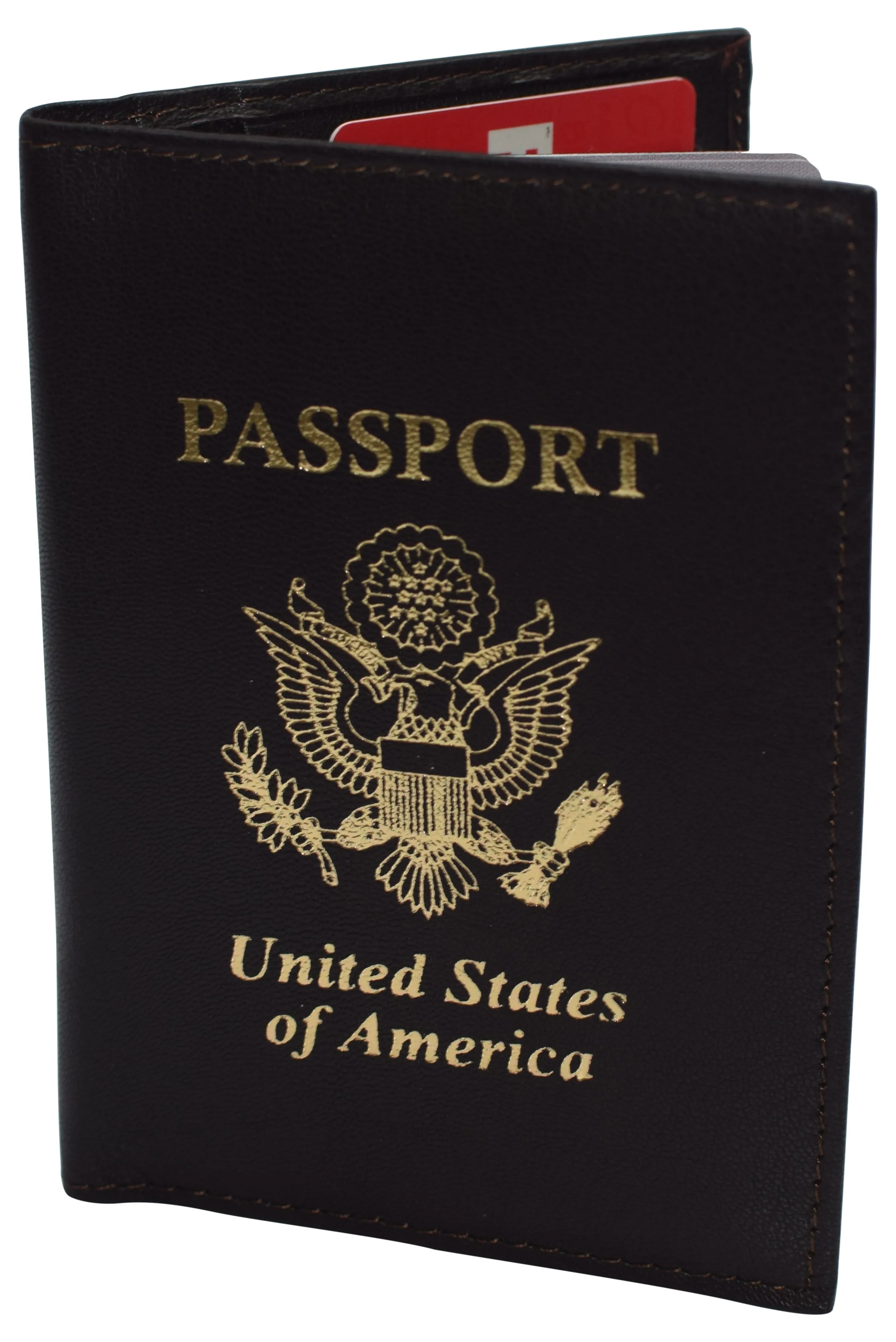 Marshal Slim Rfid Blocking Leather Passport Holder Travel Bifold Wallet For Men New Arrival Discount Daily Clearance Deal