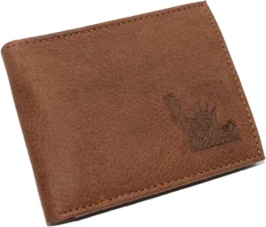 Marshal Statue Of Liberty Bifold Trifold Rfid Blocking Genuine Leather Wallet For Men Usa Save More Online