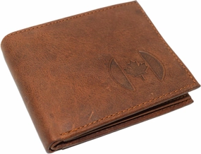 Marshal Canada Flag Rfid Blocking Genuine Leather Bifold Trifold Wallet For Men (Bifold) Surprise Offer Now Shop Now Save