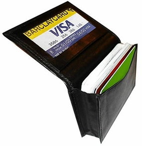 Marshal Genuine Leather Thin Business Multi Card Case Minimalist Wallet Id Card Holder Shop Smart Deals Gift Sale Event