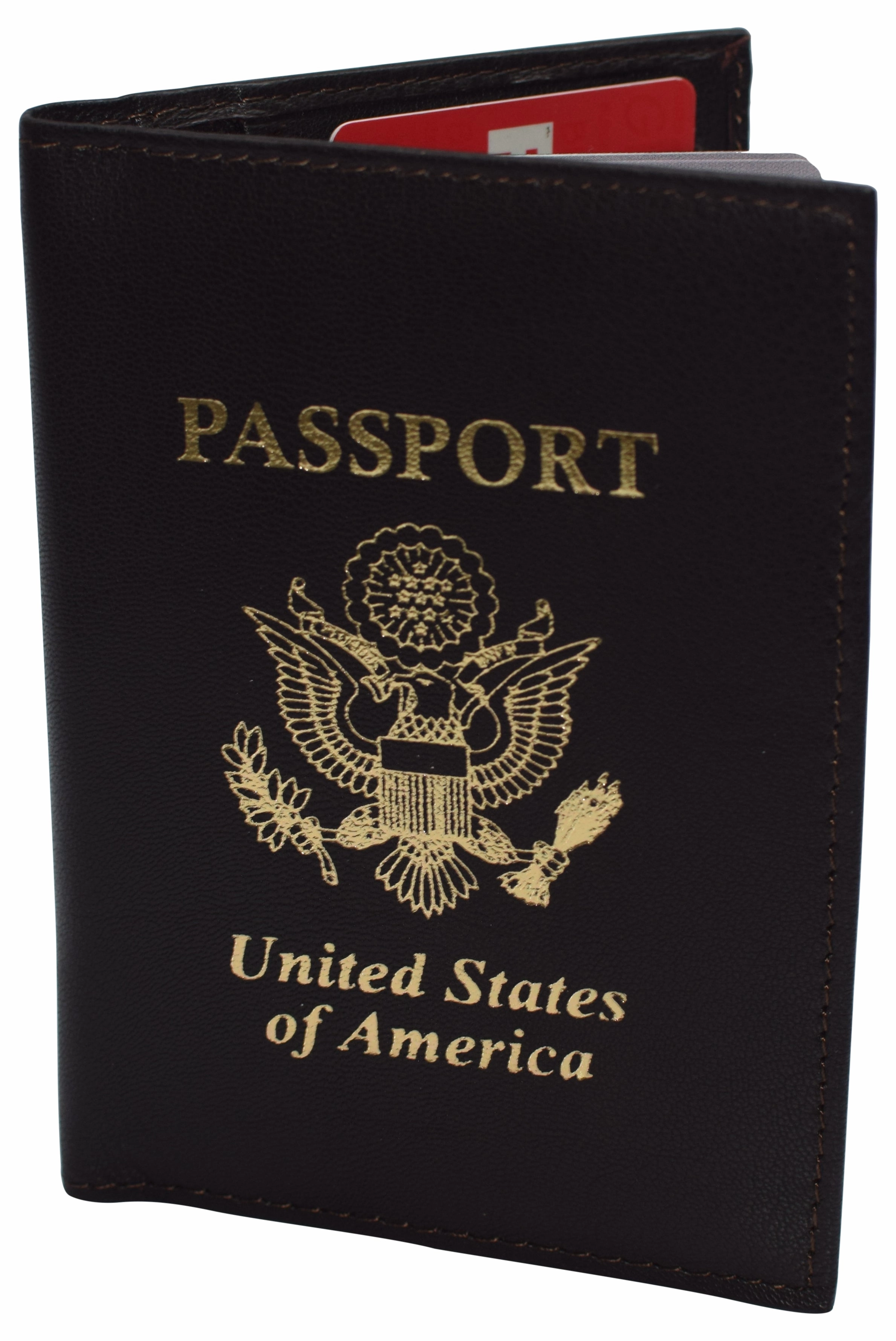 Marshal Slim Rfid Blocking Leather Passport Holder Travel Bifold Wallet For Men New Arrival Discount Daily Clearance Deal