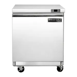 Maxx Cold - MVR29UHC V-Series 1 Door Undercounter Refrigerator, in Stainless Steel