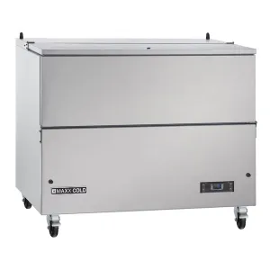 Maxx Cold - MXMC49HC Milk Cooler, 49"W, Stores up to (12) 13" Milk Crates, in Stainless Steel
