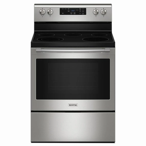 Maytag MER4800PZ 30-Inch Wide Electric Range With Steam Clean - 5.3 Cu. Ft.