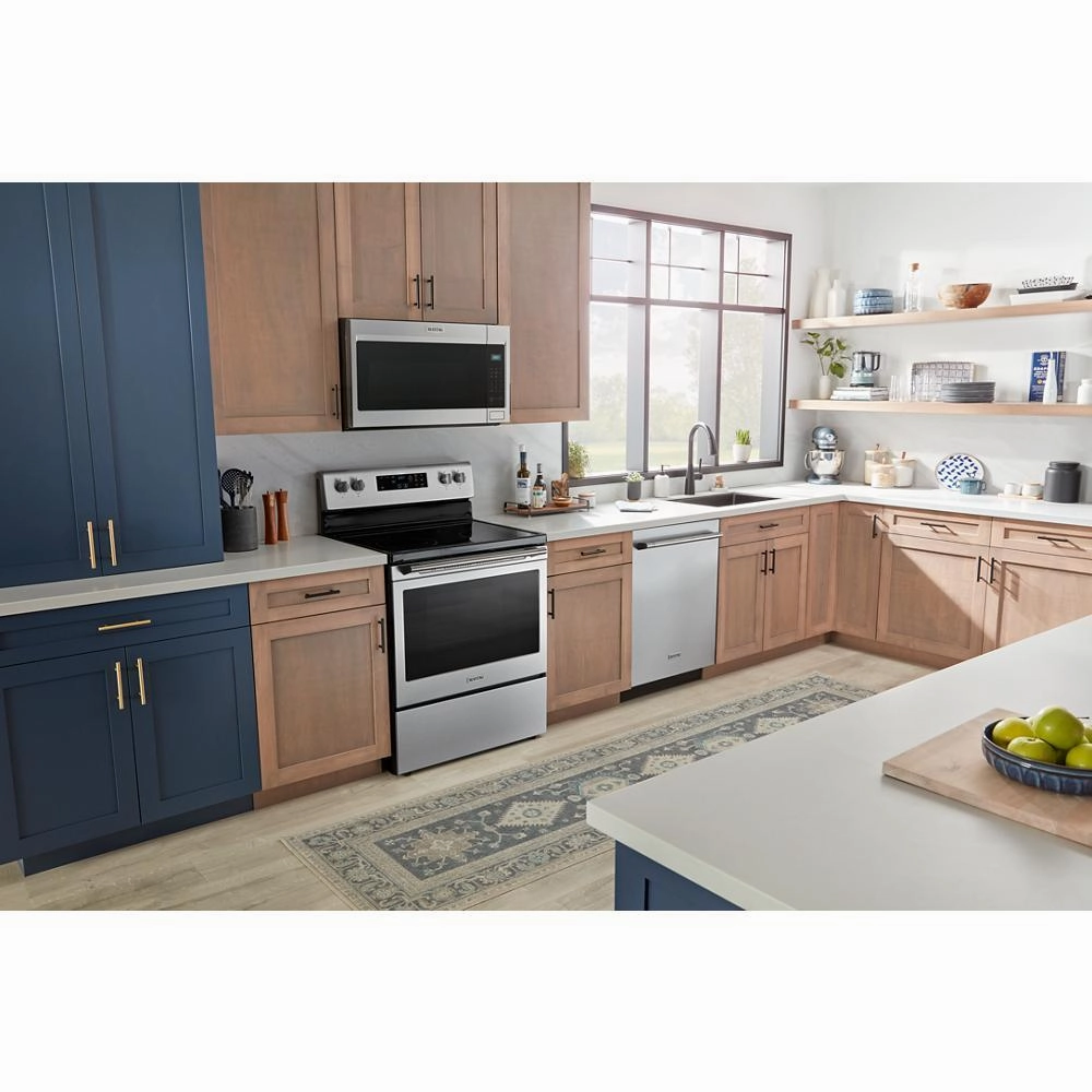 Maytag MER4800PZ 30-Inch Wide Electric Range With Steam Clean - 5.3 Cu. Ft.