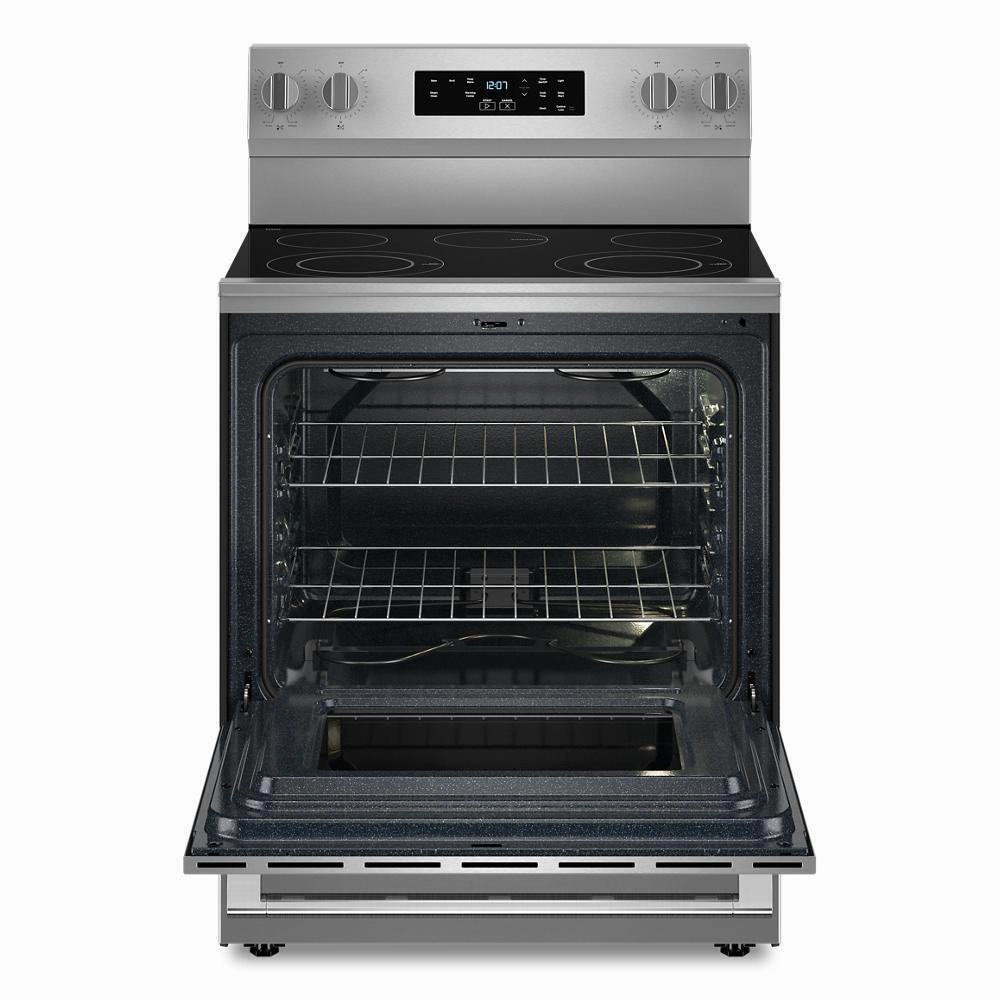 Maytag MFES4030RS 30-Inch Wide Electric Range With Steam Clean - 5.3 Cu. Ft.
