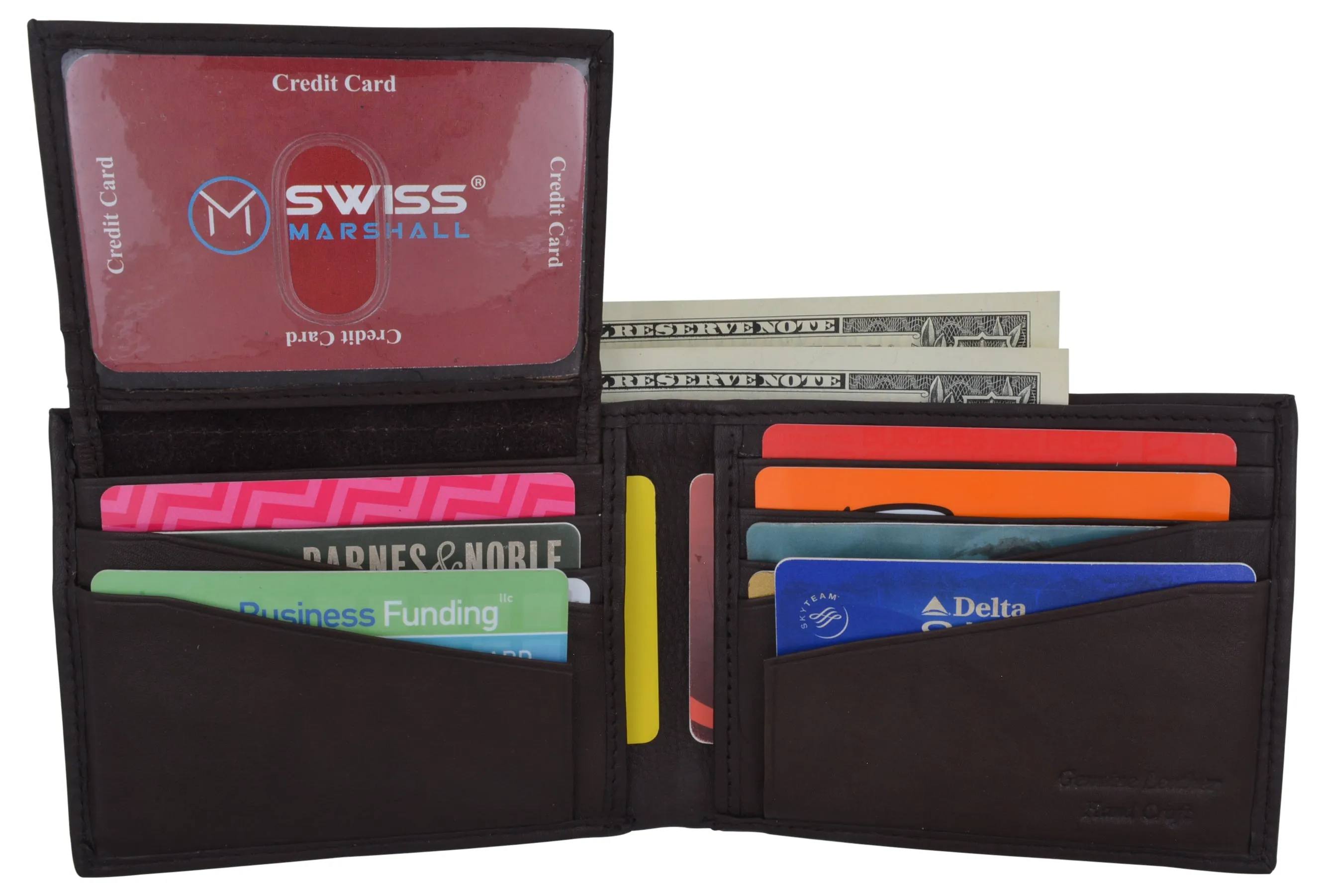 Shop Grab Savings Dont Miss This Offer Swiss Marshall Mens Leather Bifold Rfid Blocking Removable Card Id Holder Wallet