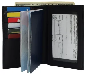 Genuine Leather Vaccination Passport Holder Cover Wallet Rfid Blocking Vaccine Card Holder Passport Wallet Shop Grab Savings Special Price Today