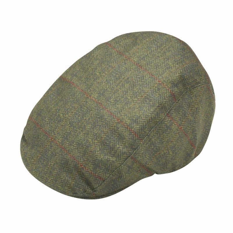 Shop Save Big Steal the Deal Now Alan Paine Didsmere Mens Waterproof Flat Cap - Olive