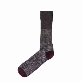 Weekend Flash Offer Barbour Glencoe Socks Burgundy