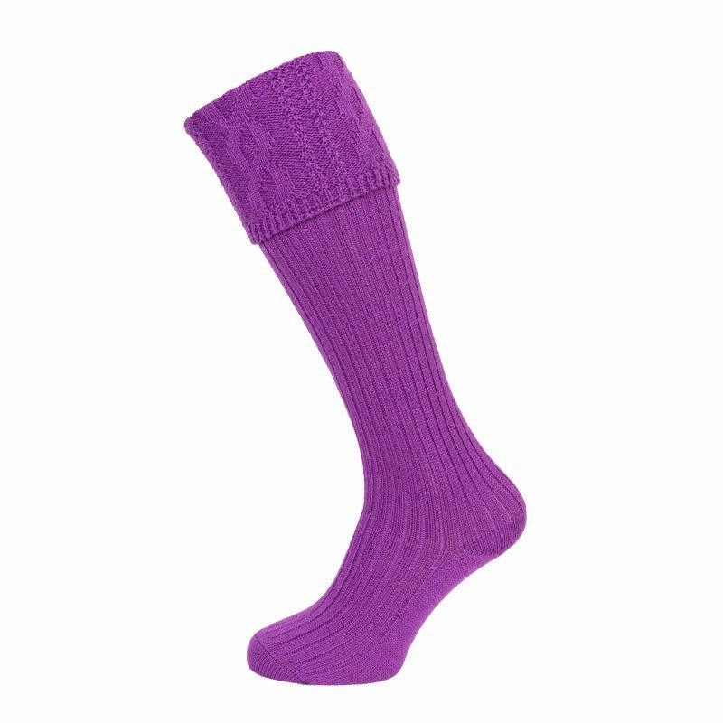 Exclusive Online Discount Clearance Alert Now William Powell Glenmore Ladies Shooting Socks - Orchid