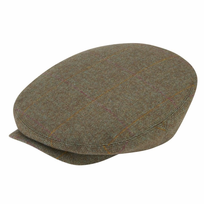 Alan Paine Combrook Mens Waterproof Balmoral Tweed Flat Cap - Hawthorn Best Seller Discount
