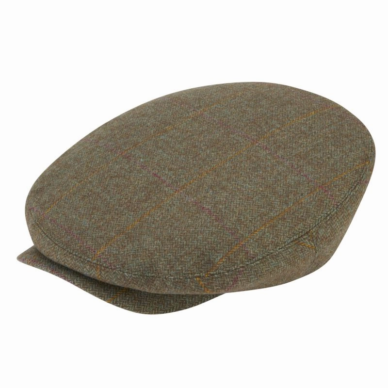 Limited Stock Hot Deal Dont Miss This Offer Alan Paine Combrook Mens Waterproof Balmoral Tweed Flat Cap - Hawthorn