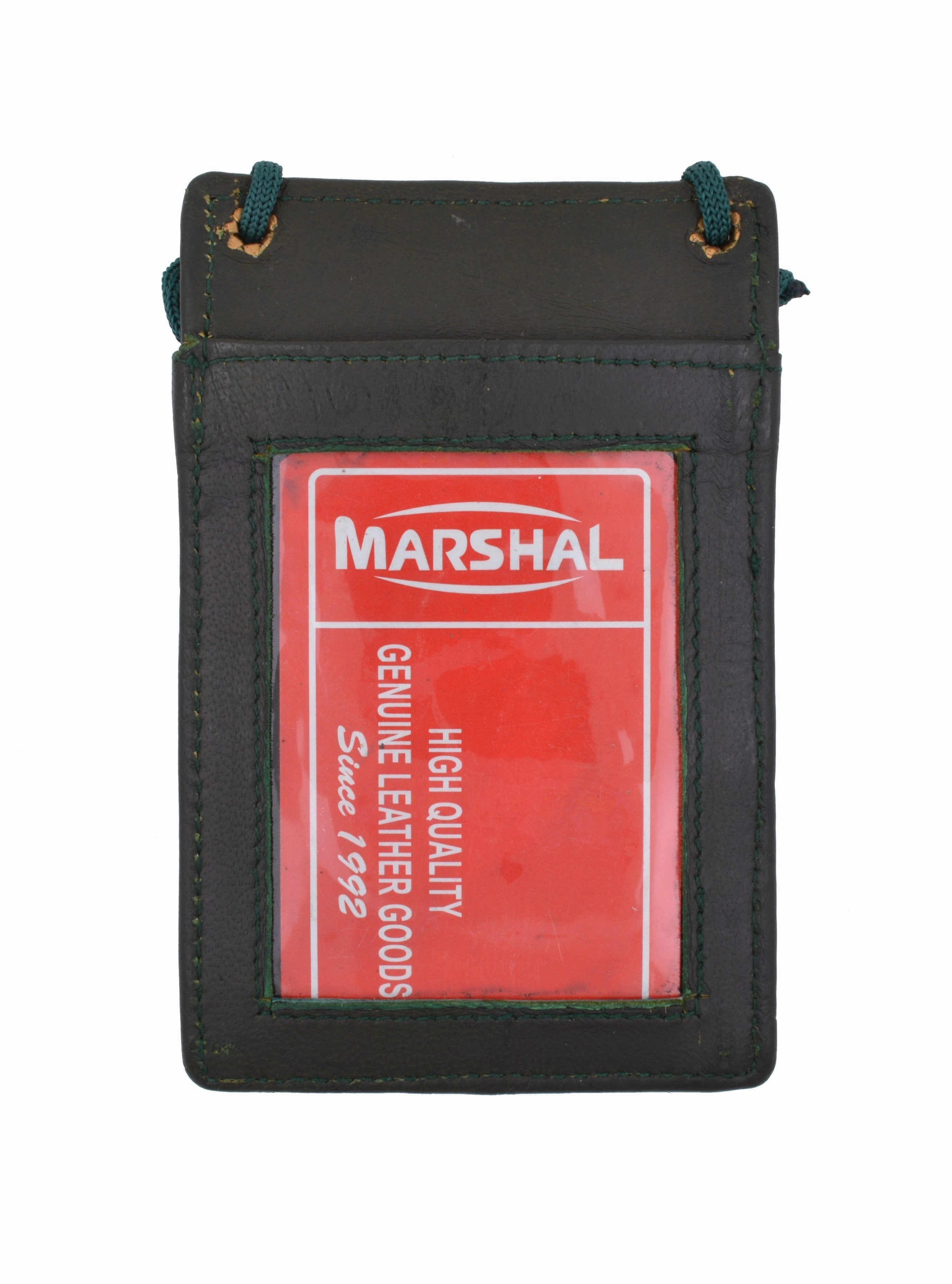 Steal Todays Offer Shop Grab Savings New Leather Neck Strap Id Badge Credit Card Holder Pouch Wallet Mini Crossbody 561 R (C)