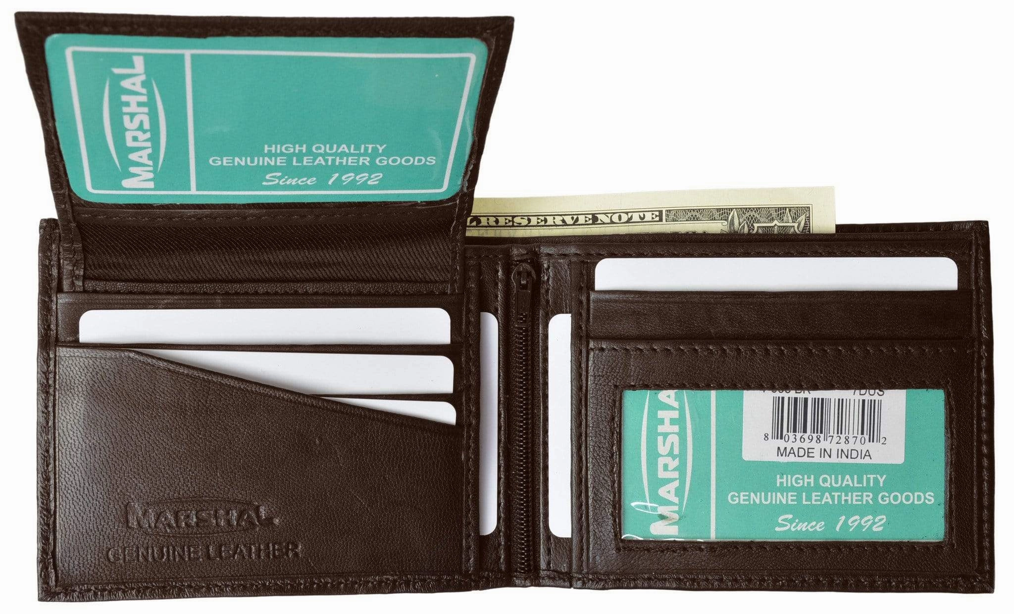 Dont Miss This Steal Big Savings Today Men'S Leather Bifold Wallet Removable Flip Up Id Window P 533 (C)