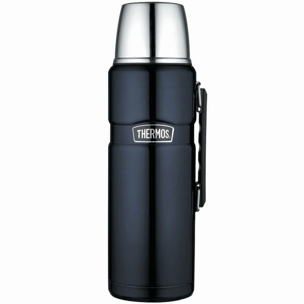 Thermos King Stainless Steel Vacuum Insulated Flask 1.2L - Midnight Blue Exclusive Online Discount
