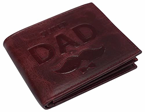 New Arrival Discount Hot Offer Inside Genuine Leather Rfid Blocking Men'S Bifold Super Dad Wallet