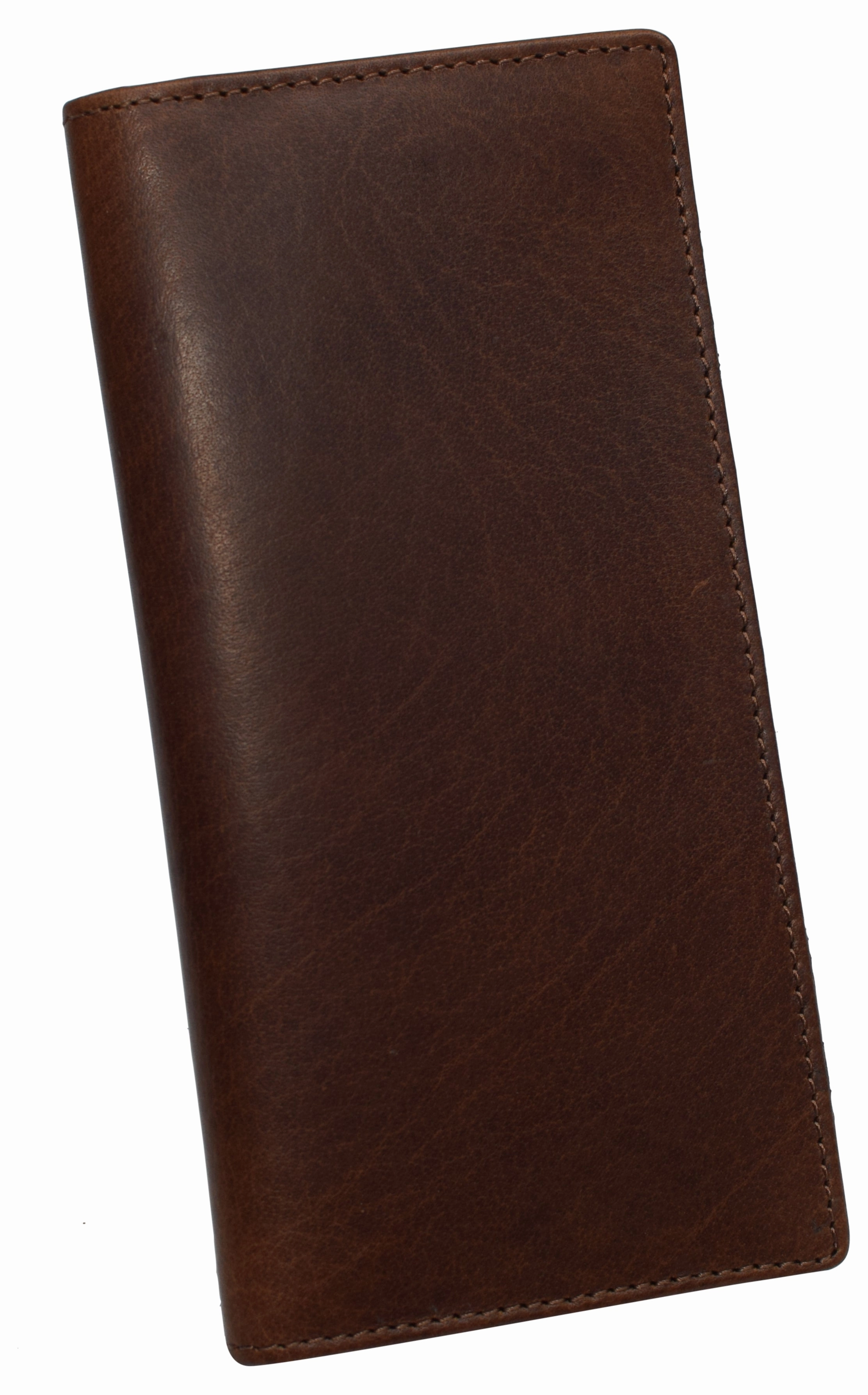 Save Big Online Men'S Genuine Buffalo Leather Long Basic Checkbook Cover Rfid Blocking