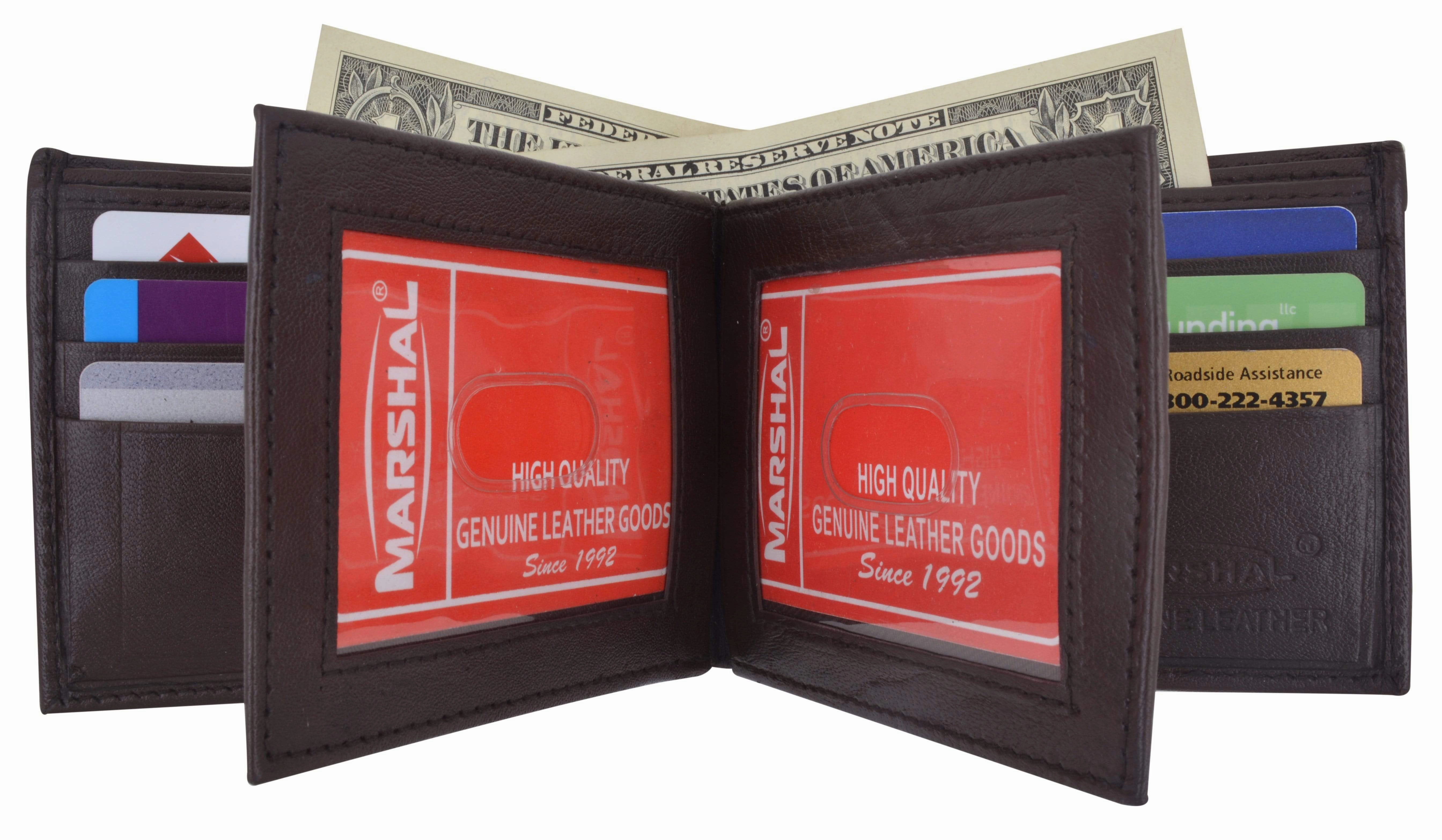Men'S Genuine Lamb Leather Multi Pocket Wallet 1852 Clearance Event Alert Surprise Discount Today